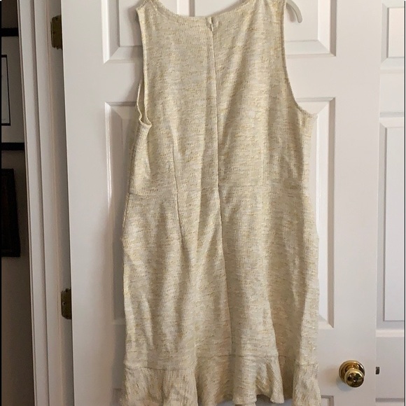 NWT Women’s Loft Sleeveless Dress, Yellow, Size 18 - Picture 6 of 8